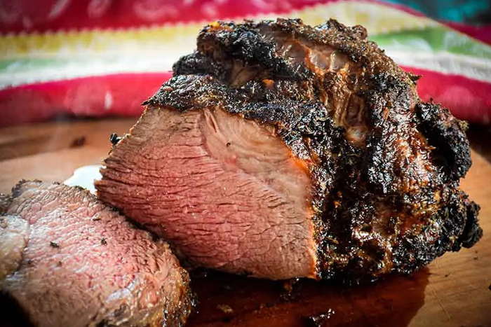 Air Fryer Roast Beef with Herb Crust L M Meat Distributing Inc