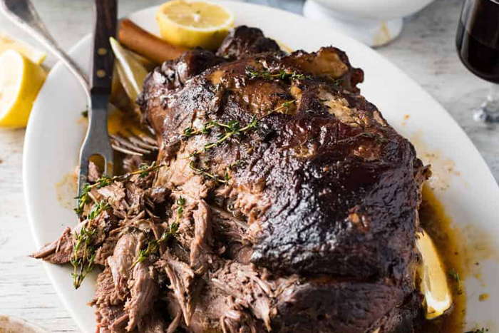 Greek Slow Roasted Leg of Lamb – L&M Meat Distributing Inc.